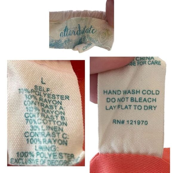 Altar’d State Embroidered Mini Dress Sz L - Picture 10 of 11